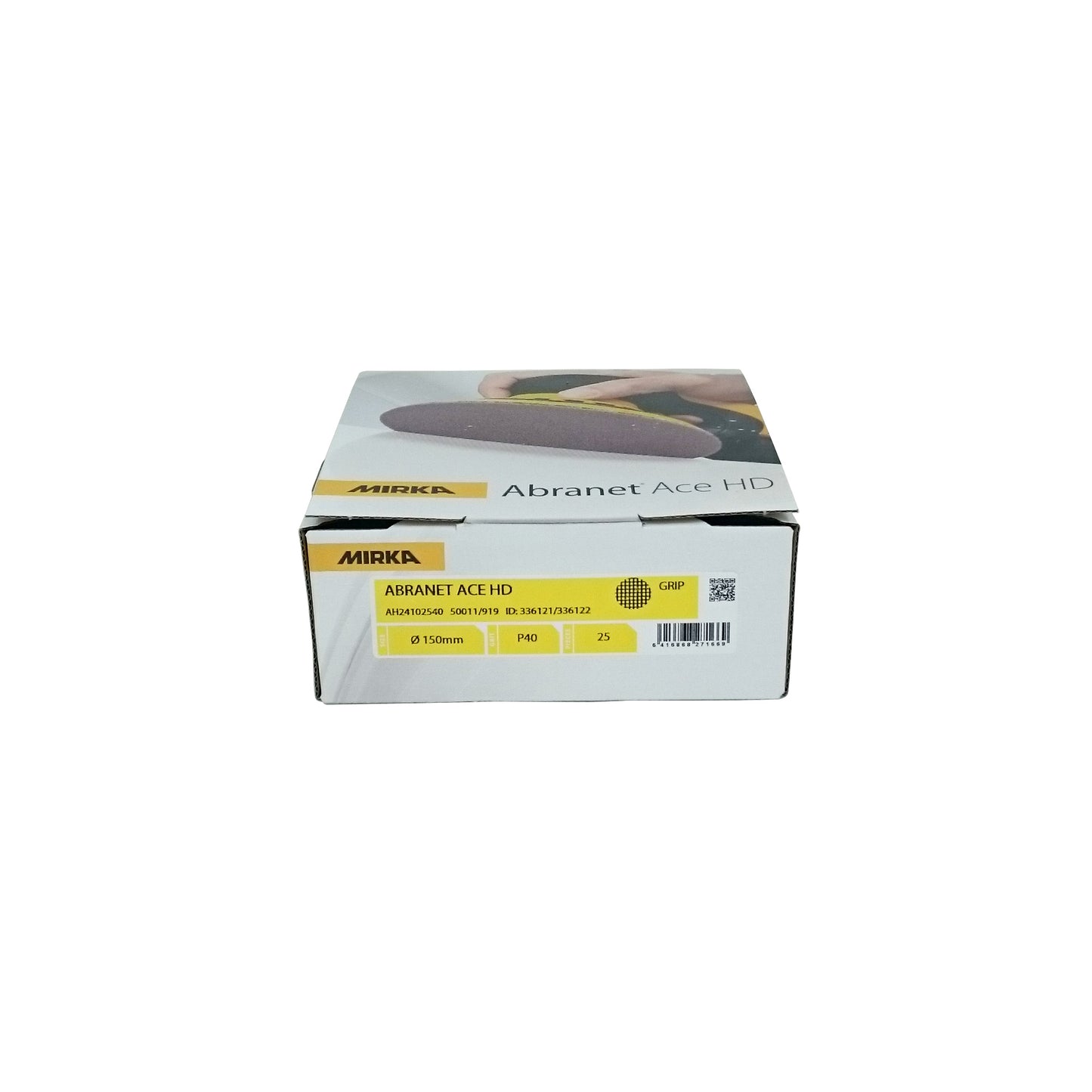 Mirka Abranet ACE HD Sanding Discs - 150mm - Box of 25 - Various Grip/Grits