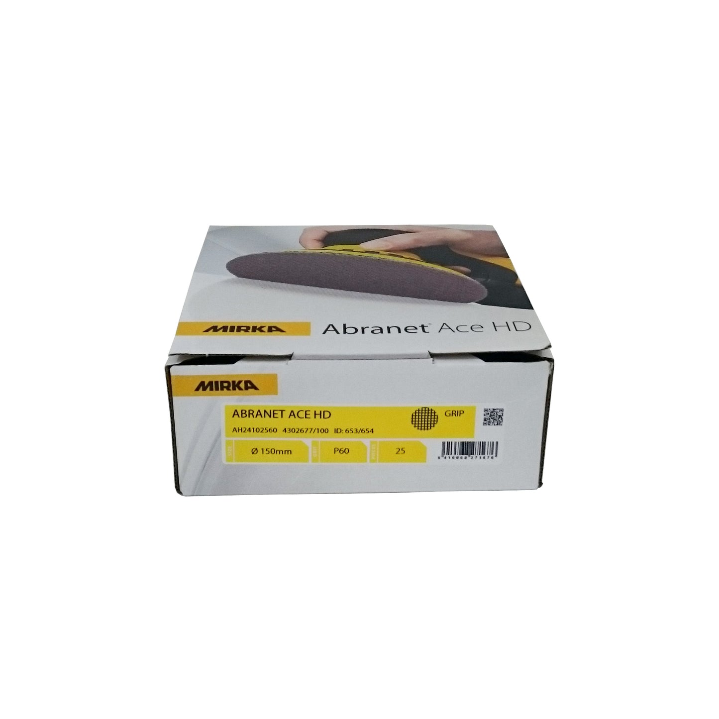 Mirka Abranet ACE HD Sanding Discs - 150mm - Box of 25 - Various Grip/Grits