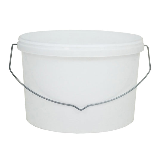 Heavy Duty White Plastic Bucket - Various Sizes